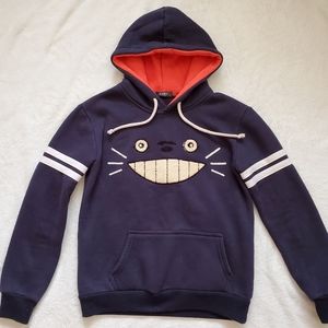 My Neighbor Totoro Hooded Sweatshirt in Navy